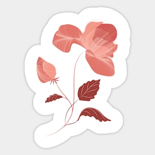 Red rose Sticker